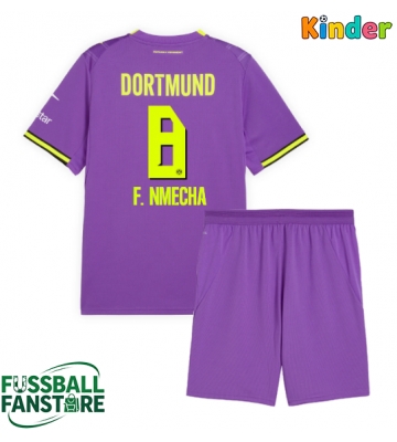 Borussia Dortmund Felix Nmecha #8 Replik 3rd trikot Kinder 2026-27 Kurzarm (+ Kurze Hosen)